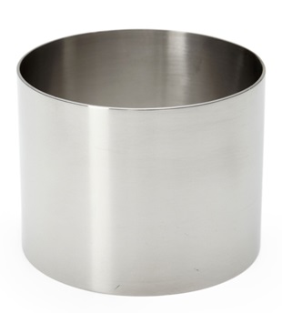 Food stacker - stainless steel - 7.5cm