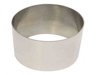 Food stacker - stainless steel - 9cm