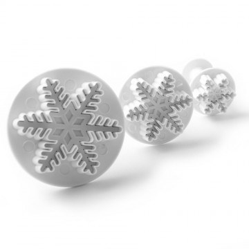 Plunger icing cutters - snowflake