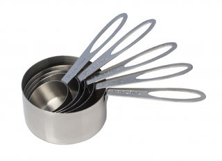 Cuisena stainless steel measuring cup set of 5