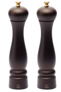 Peugeot Clermont salt and pepper mill set - choc - 24cm