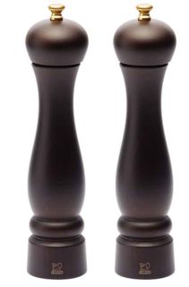 Peugeot Clermont salt and pepper mill set - choc - 24cm