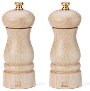 Peugeot Clermont salt and pepper mill set - natural - 13cm