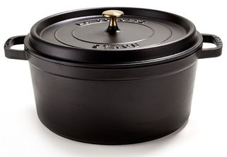 Staub cast iron cocotte - 20cm - matt black