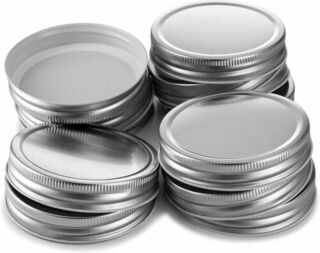 Mason preserving jar ring and lid packs