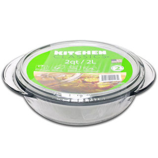 Kitchen Classics round lidded bake dish - 2lt