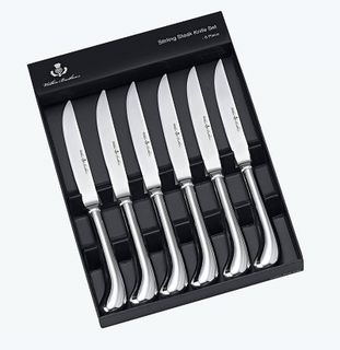 Wilkie Brothers pistol grip steak knives