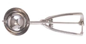 Stainless steel ice cream/ cookie scoop - 60mm