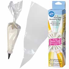 Wilton disposable decorating bags - 30cm x 12