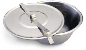 Dissco stainless steel steam pudding bowl - large