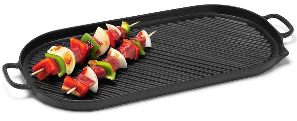 Chasseur French oval grill - black - 46cm x 23cm