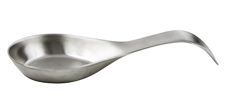 Stainless steel spoon rest