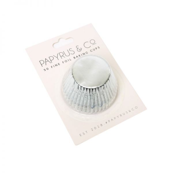 Foil baking cups - small - silver