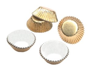 Wilton foil candy cups - gold