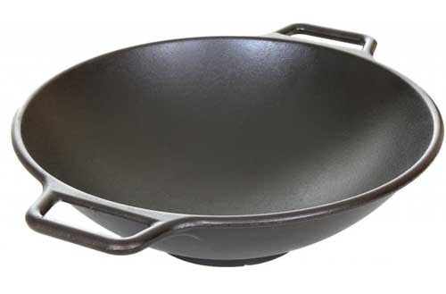 Lodge cast iron wok - 35cm