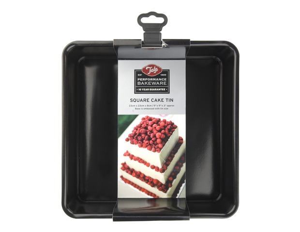 Tala square loose base cake tin - 23cm