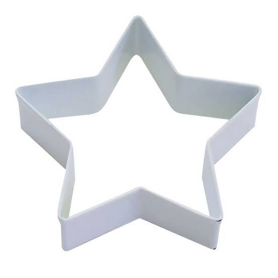 White star cookie cutter - 9cm 