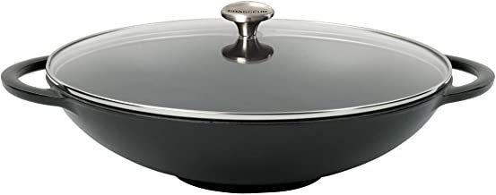 Chasseur wok with glass lid - 37 cm
