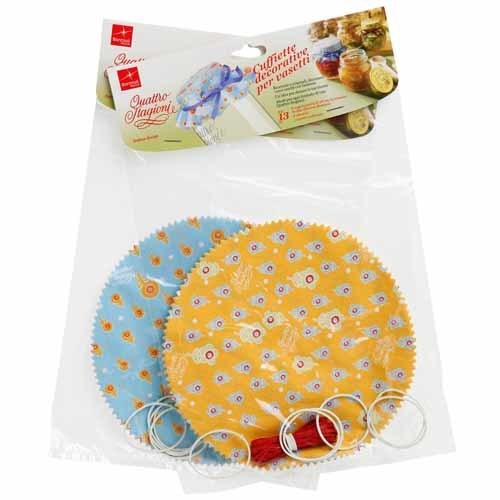 Bormioli fabric jar covers - 13 piece kits