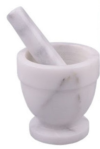 Integra marble mortar and pestle - 10cm