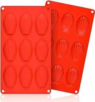 Fat Daddio's silicone Madeleine mouldsn - 9 mould