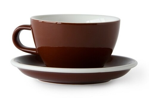 ACME Evo cafe latte cup and saucer set