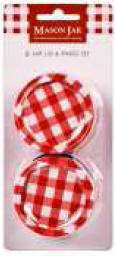 Mason preserving jar ring and lid packs