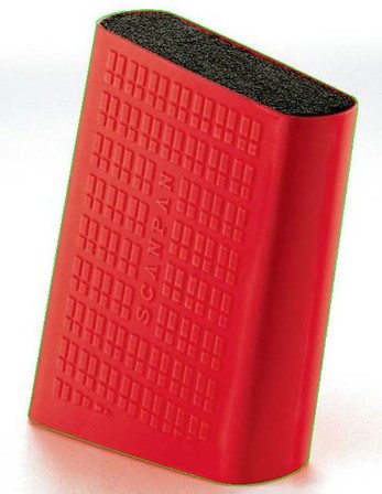 Scanpan knife block - red